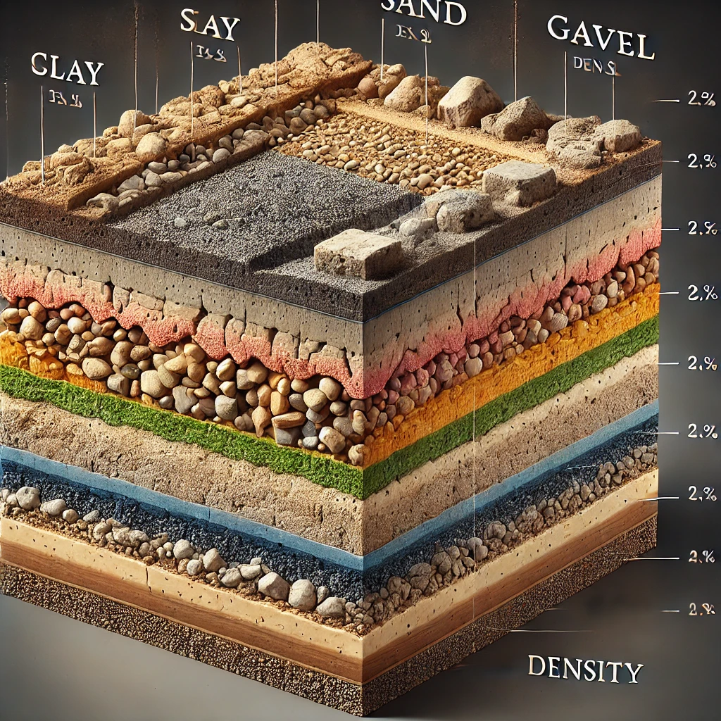 Плотность грунтов: таблица, классификация и влияние на строительство