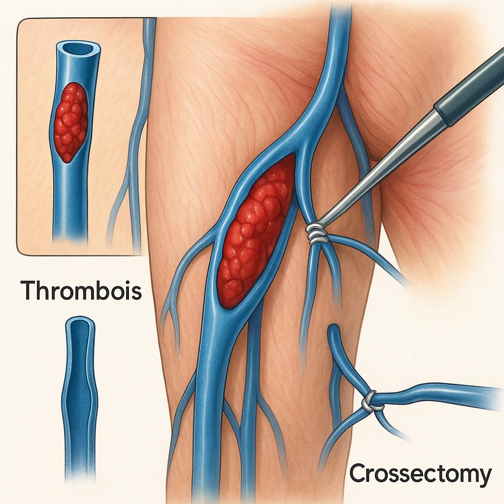 Современные подходы к лечению тромбоза: место кроссэктомии среди других методов
