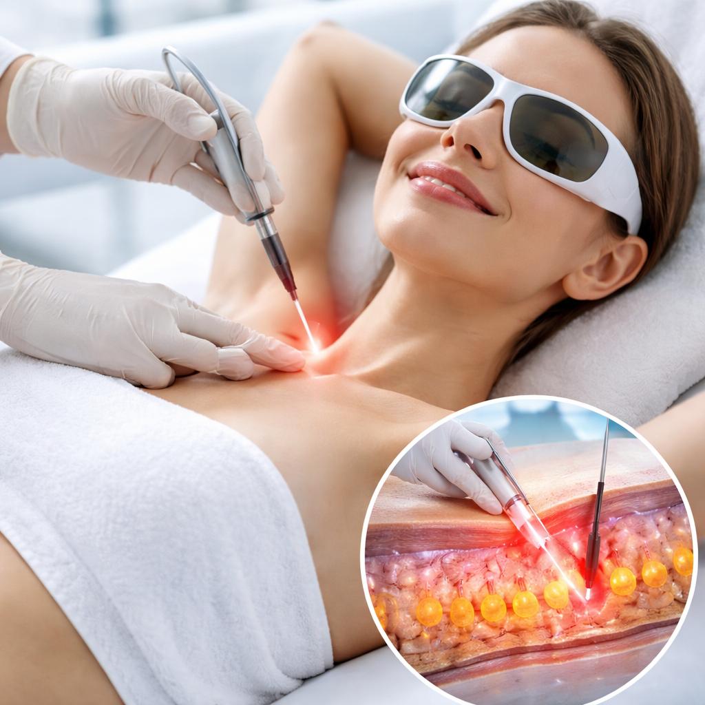 Лазерное лечение гипергидроза: контроль потоотделения современным методом