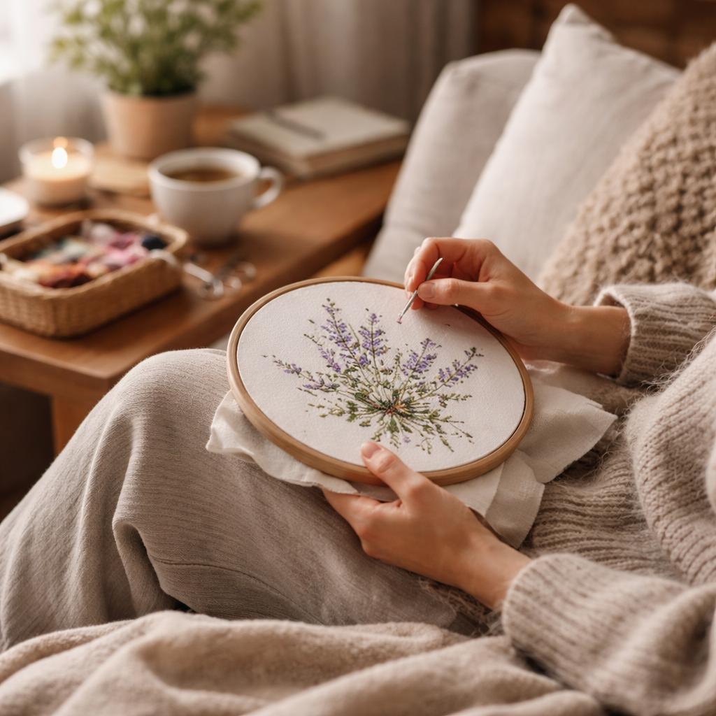 Вышивка крестом как способ снизить стресс и тревожность